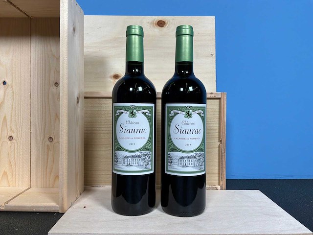 Chateau siaurac la lande de pomerol rode wijn 2019 (2x) - afbeelding 1 van  3