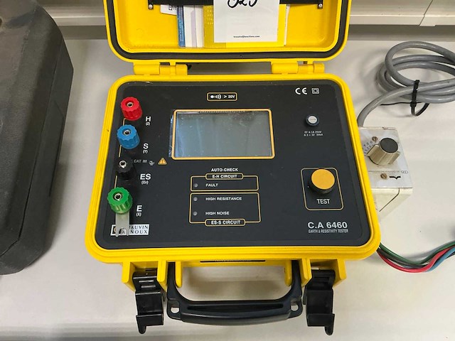 Chauvin arnoux 6460 earth&resistivity tester - afbeelding 2 van  3