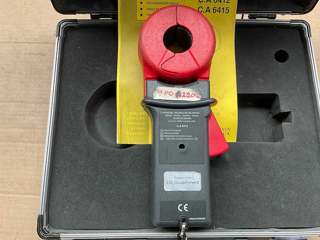 Chauvin arnoux c.a 6412 ground tester - afbeelding 2 van  5