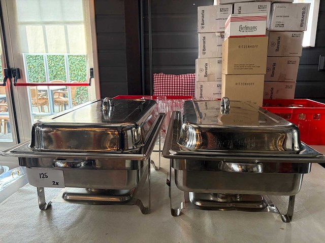 Chaving dish (2x) - afbeelding 1 van  3