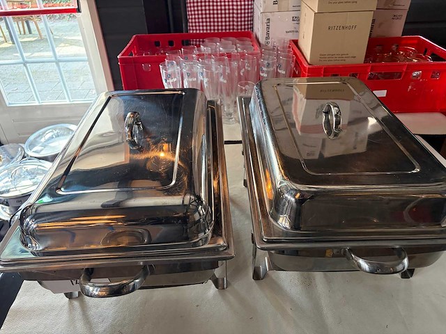 Chaving dish (2x) - afbeelding 3 van  4