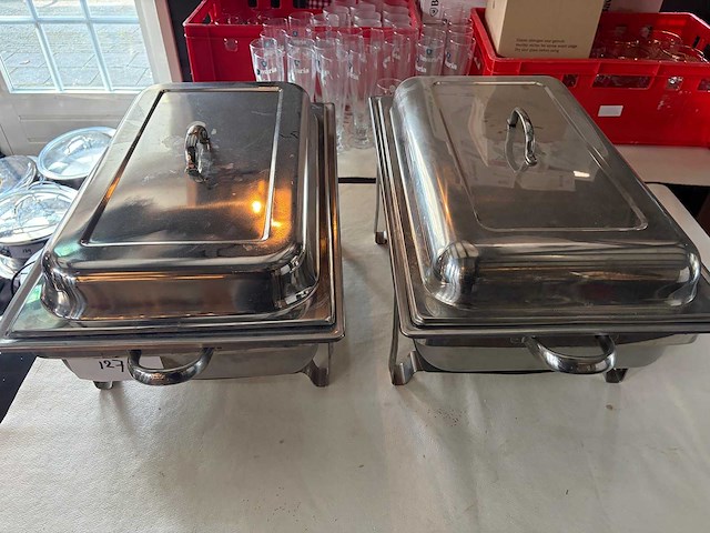 Chaving dish (2x) - afbeelding 3 van  4