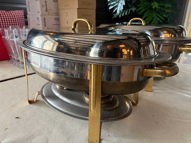 Chaving dish (2x) - afbeelding 3 van  5