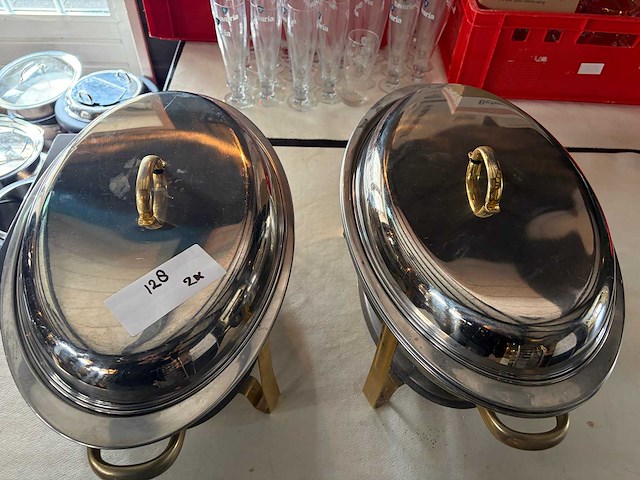 Chaving dish (2x) - afbeelding 4 van  5