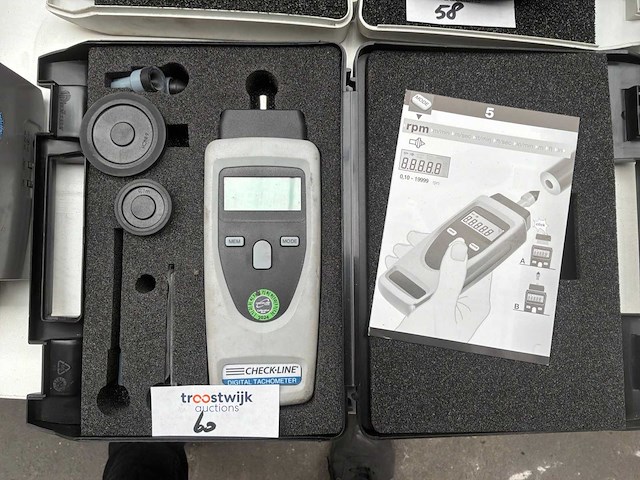 Checkline cdt-2000hd tachometer - afbeelding 1 van  6