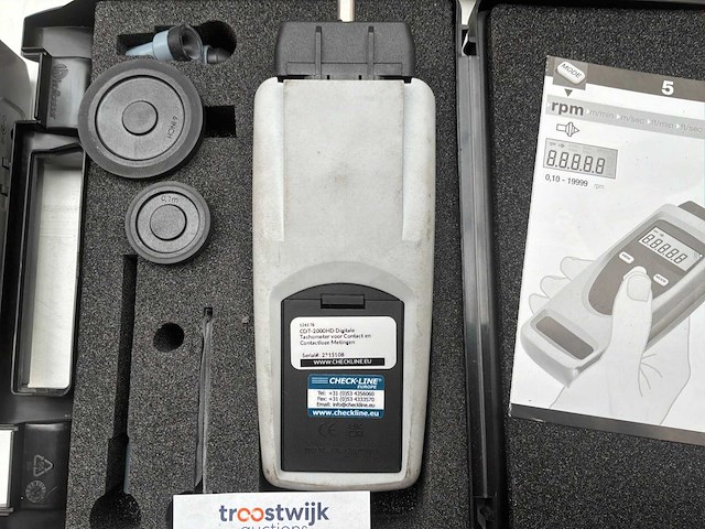 Checkline cdt-2000hd tachometer - afbeelding 3 van  6