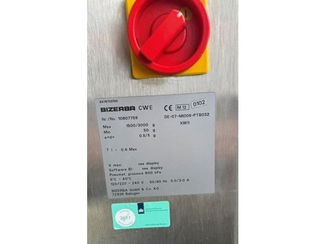 Checkweger bizerba, cwe 1080776, grijs, bouwjaar 2018 - afbeelding 2 van  6