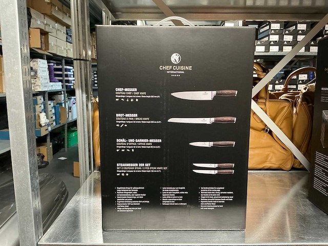 Chef cuisine professional knife set 6-delig - afbeelding 4 van  5
