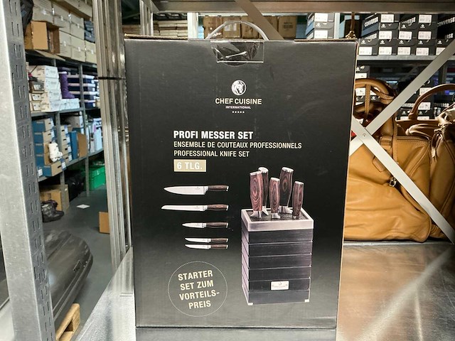 Chef cuisine professional knife set 6-delig - afbeelding 1 van  5