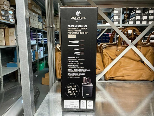 Chef cuisine professional knife set 6-delig - afbeelding 2 van  5