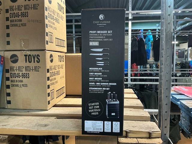 Chef cuisine professional knife set 6-delig - afbeelding 2 van  5