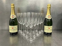 Chef & sommelier - cabernet tulip - glazenkrat met 24 champagneglazen (2x) - afbeelding 6 van  11