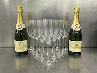Chef & sommelier - cabernet tulip - glazenkrat met 24 champagneglazen (4x) - afbeelding 4 van  11