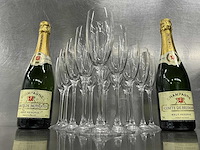 Chef & sommelier - cabernet tulip - glazenkrat met 24 champagneglazen (4x) - afbeelding 6 van  11