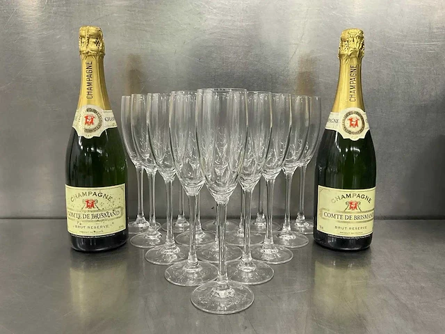 Chef & sommelier - cabernet tulip - glazenkrat met 24 champagneglazen (5x) - afbeelding 6 van  11