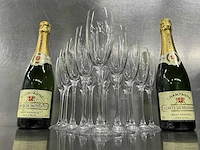Chef & sommelier - cabernet tulip - glazenkrat met 24 champagneglazen (5x) - afbeelding 8 van  11