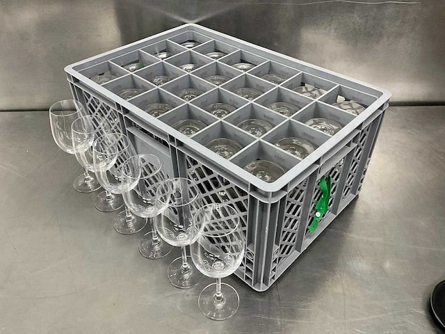 Chef & sommelier - cabernet tulip - glazenkrat met 24 wijnglazen (10x) - afbeelding 4 van  8