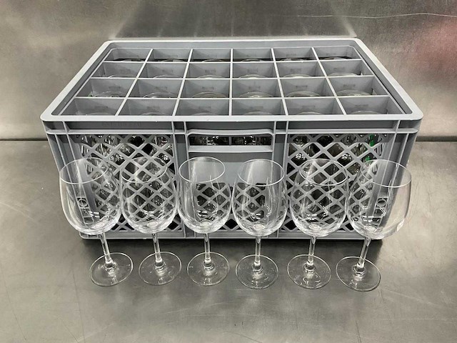 Chef & sommelier - cabernet tulip - glazenkrat met 24 wijnglazen (5x) - afbeelding 3 van  9