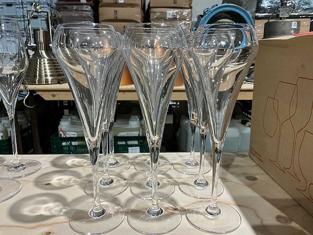 Chef & sommelier - champagneglas (9x) - afbeelding 1 van  2