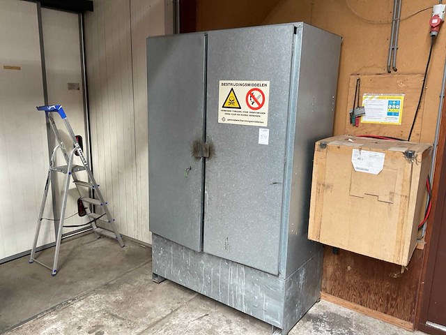 Chemicalien opslagkast - afbeelding 2 van  4