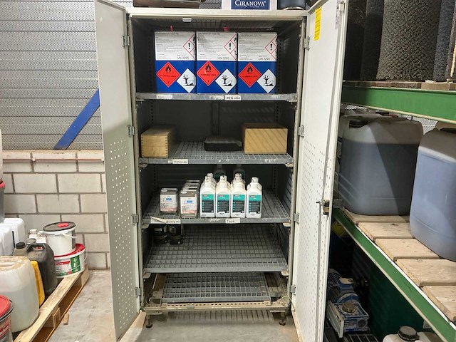 Chemicaliën opslagkast - afbeelding 3 van  5