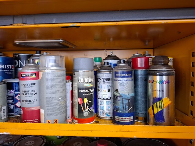 Chemicalienkast met inhoud polifer - afbeelding 16 van  17