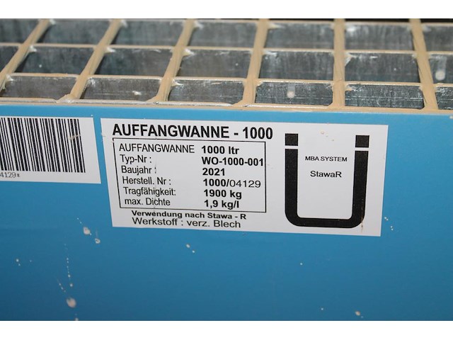 Chemieopvangbak quipo met afmeting 146 x 146 x 62 cm. bouwjaar 2021. - afbeelding 2 van  2