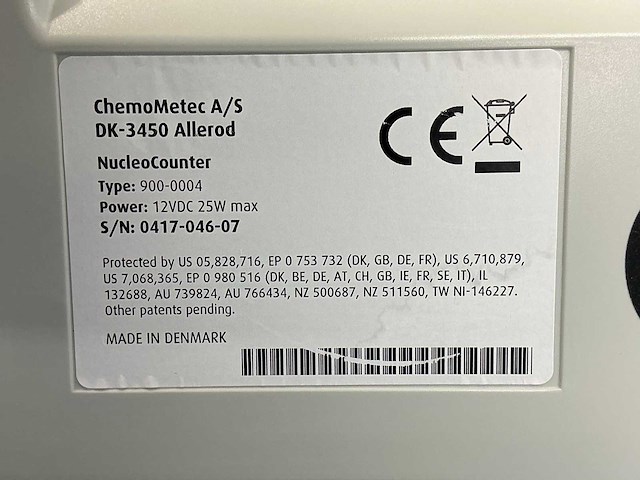 Chemometec nucleocounter geautomatiseerde celteller - afbeelding 7 van  7