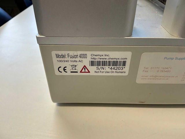 Chemyx fusion 4000 pomp - afbeelding 2 van  2