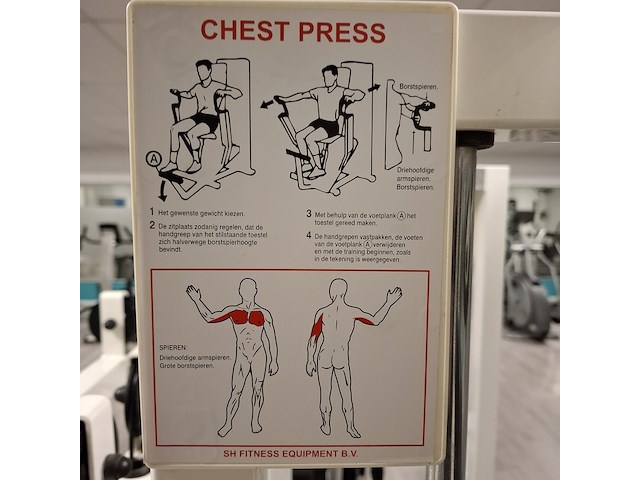 Chest press technogym - afbeelding 4 van  10