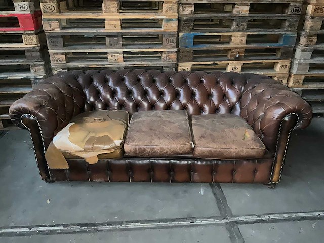 Chesterfield - 3-zits bank - afbeelding 1 van  4