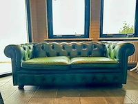 Chesterfield - bank groen - afbeelding 1 van  5
