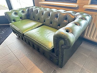 Chesterfield - bank groen - afbeelding 3 van  5