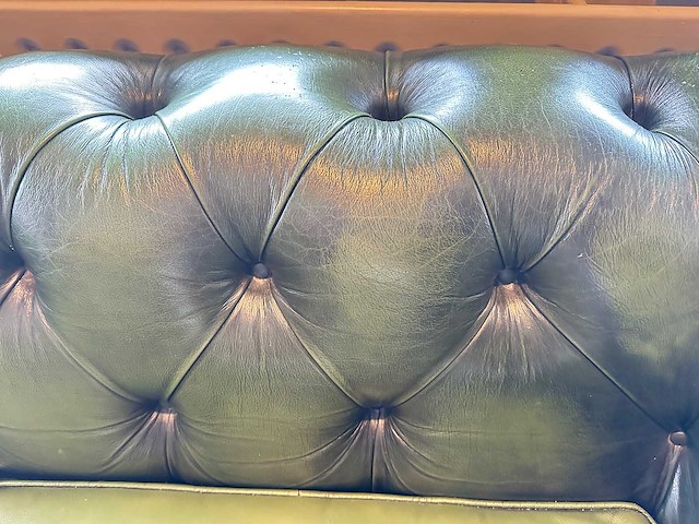 Chesterfield - bank groen - afbeelding 5 van  5