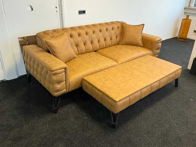Chesterfield - bankstel 220 cm - afbeelding 1 van  6