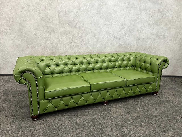 Chesterfield - design sofa groen - afbeelding 1 van  10