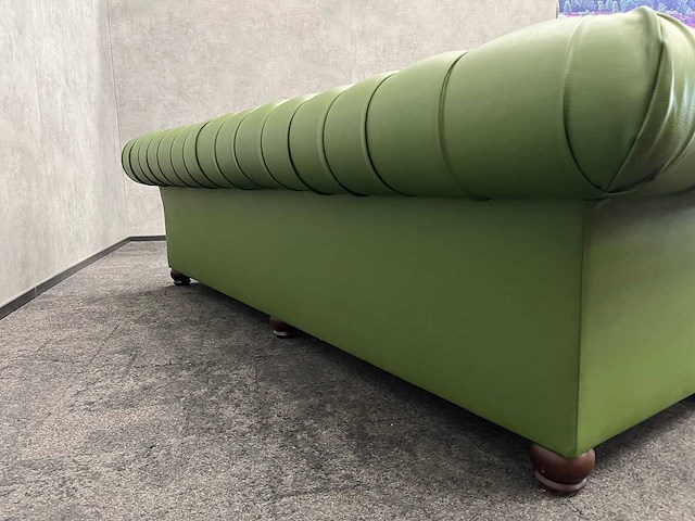 Chesterfield - design sofa groen - afbeelding 7 van  10