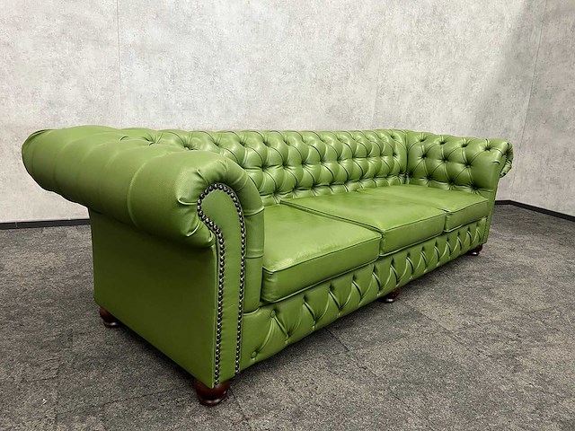 Chesterfield - design sofa groen - afbeelding 4 van  10