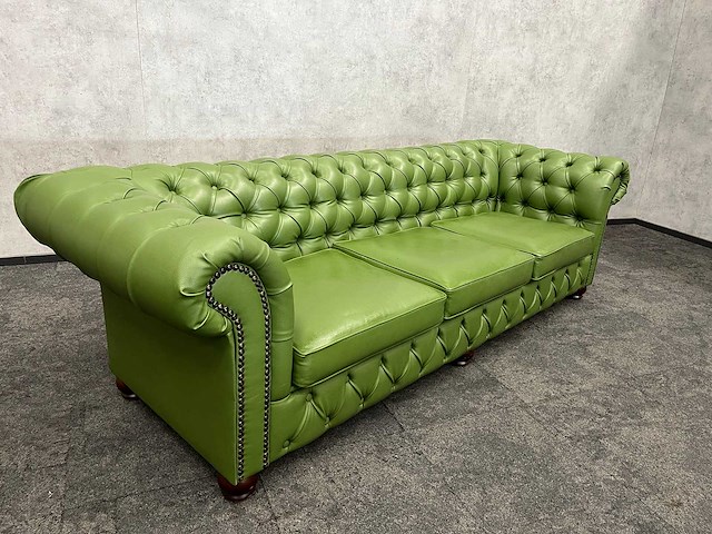 Chesterfield - design sofa groen - afbeelding 8 van  10