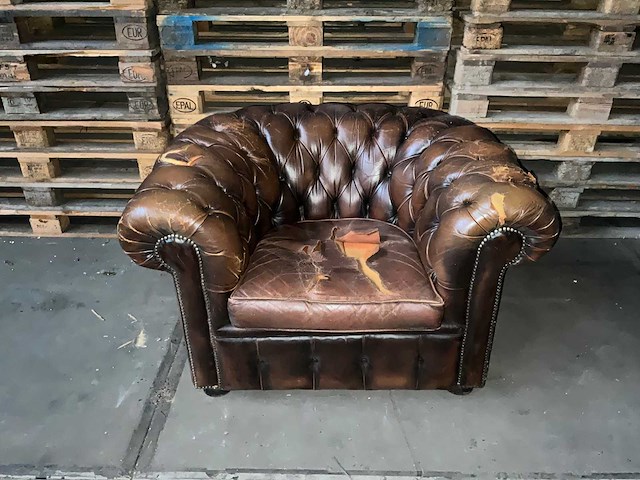 Chesterfield - fauteuil - afbeelding 1 van  4