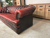Chesterfield leren bankstel - afbeelding 3 van  15
