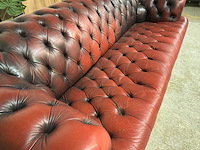Chesterfield leren bankstel - afbeelding 6 van  15