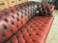 Chesterfield leren bankstel - afbeelding 7 van  15