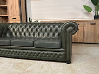 Chesterfield leren bankstel - afbeelding 12 van  15