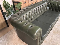 Chesterfield leren bankstel - afbeelding 4 van  15