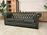 Chesterfield leren bankstel - afbeelding 6 van  15