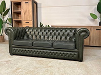 Chesterfield leren bankstel - afbeelding 7 van  15