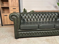 Chesterfield leren bankstel - afbeelding 11 van  15
