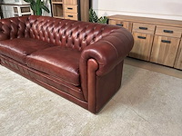 Chesterfield leren bankstel - afbeelding 3 van  14