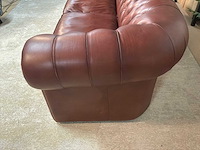 Chesterfield leren bankstel - afbeelding 10 van  14